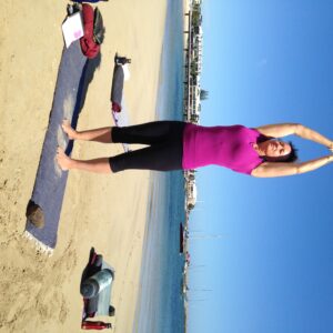 Yoga on the beach