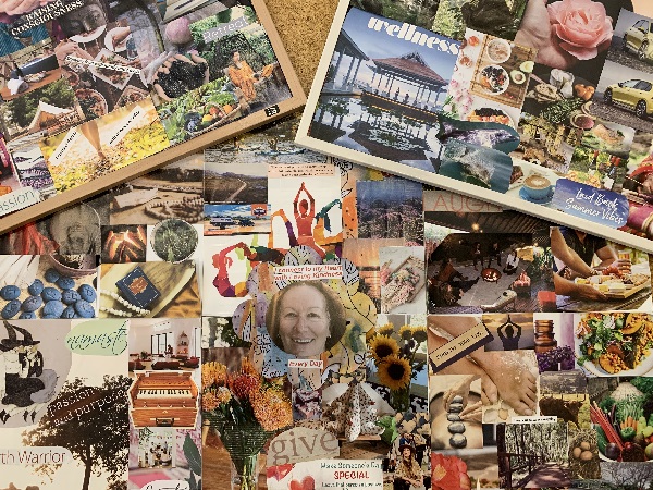 Photo of vision board collages